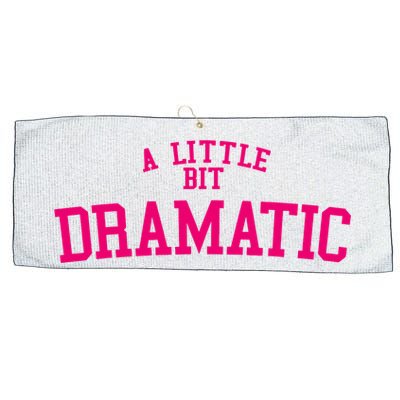 A Little Bit Dramatic Large Microfiber Waffle Golf Towel