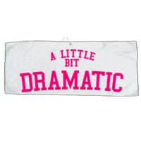 A Little Bit Dramatic Large Microfiber Waffle Golf Towel
