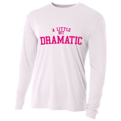 A Little Bit Dramatic Cooling Performance Long Sleeve Crew