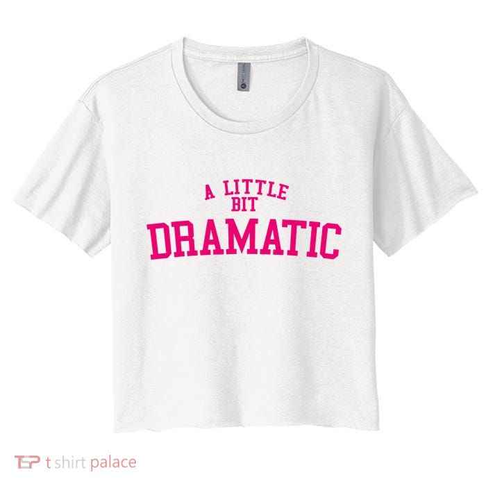 A Little Bit Dramatic Crop Top