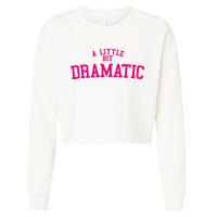 A Little Bit Dramatic Cropped Pullover Crew