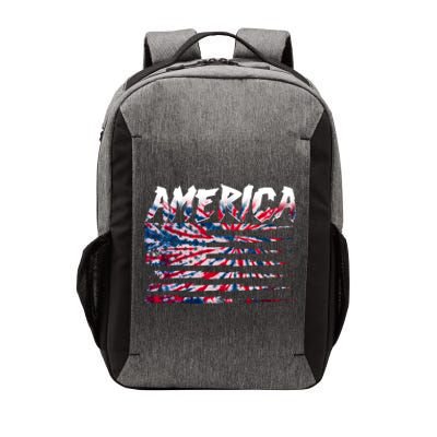 America Lightning Bolt USA Tie Dye Flag Vector Backpack