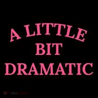 A Little Bit Dramatic Drawstring Bag