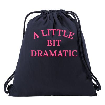 A Little Bit Dramatic Drawstring Bag