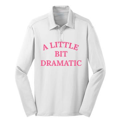 A Little Bit Dramatic Silk Touch Performance Long Sleeve Polo