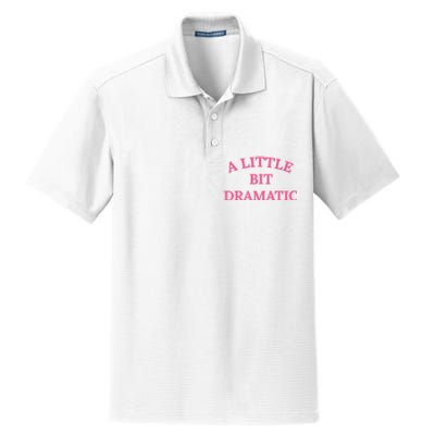 A Little Bit Dramatic Dry Zone Grid Polo