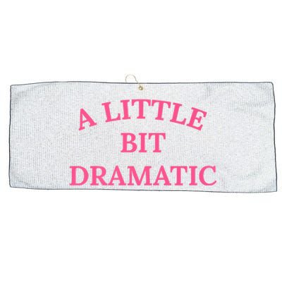 A Little Bit Dramatic Large Microfiber Waffle Golf Towel