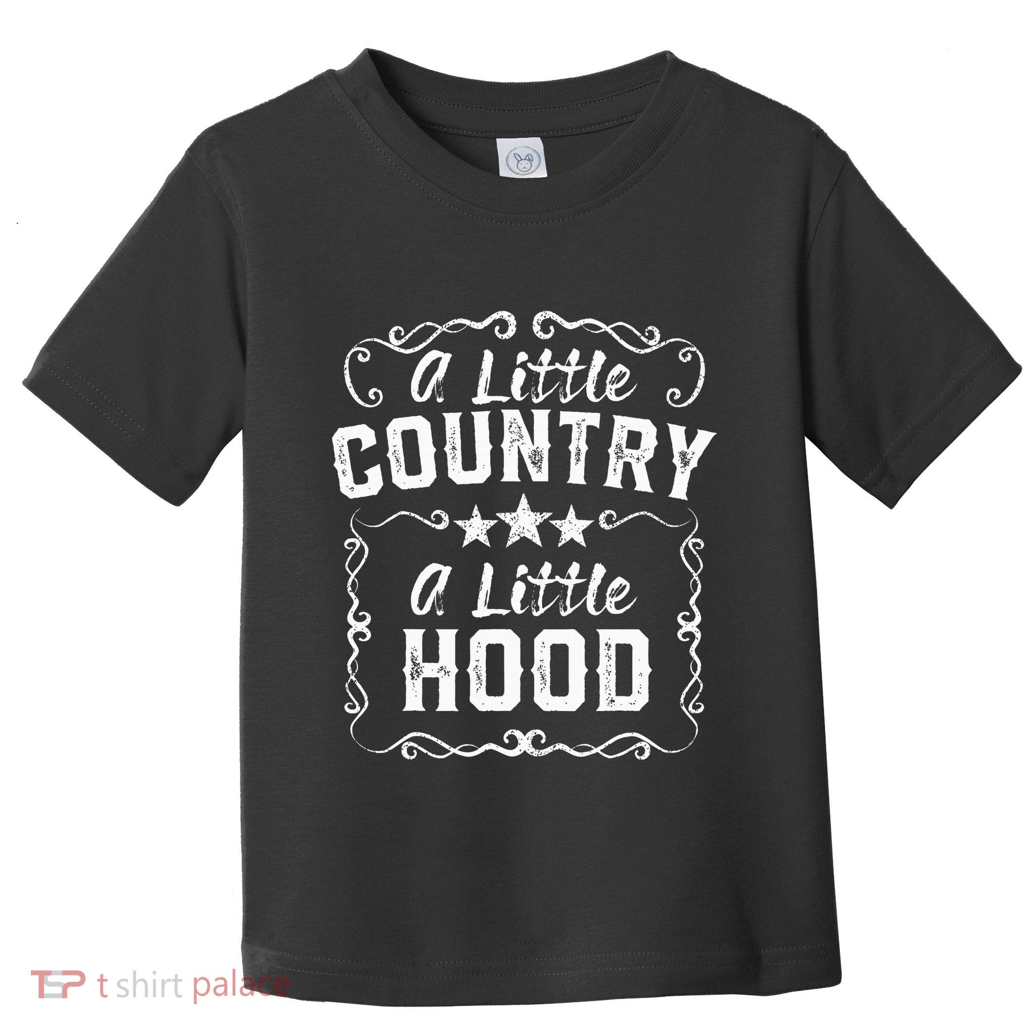 A Little Bit Country A Little Bit Hood Music Concert Gift Toddler T-Shirt
