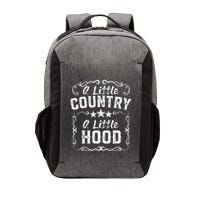 A Little Bit Country A Little Bit Hood Music Concert Gift Vector Backpack