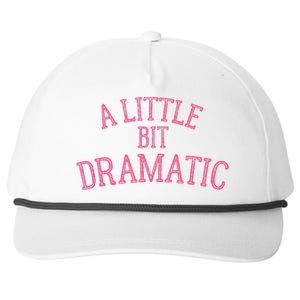 A Little Bit Dramatic Snapback Five-Panel Rope Hat