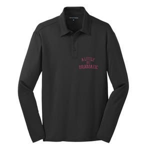 A Little Bit Dramatic Silk Touch Performance Long Sleeve Polo