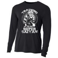 Anime Lover Bodybuilder Funny Workout Fitness Gym Gift Cooling Performance Long Sleeve Crew