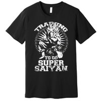 Anime Lover Bodybuilder Funny Workout Fitness Gym Gift Premium T-Shirt