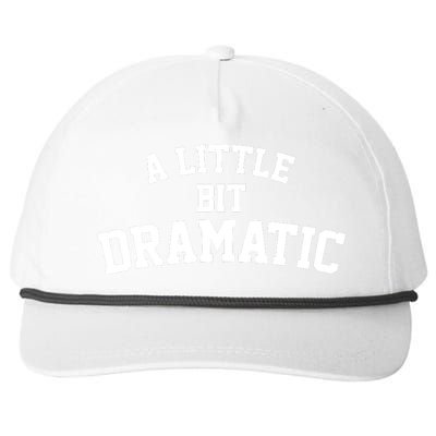 A Little Bit Dramatic Snapback Five-Panel Rope Hat