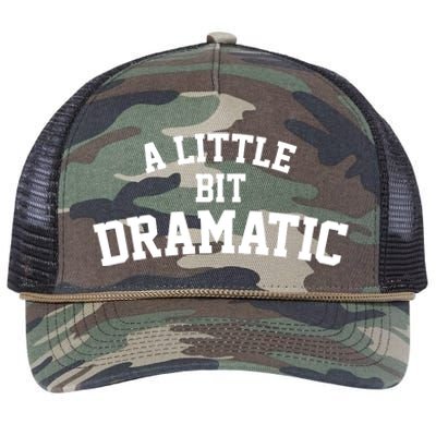 A Little Bit Dramatic Retro Rope Trucker Hat Cap