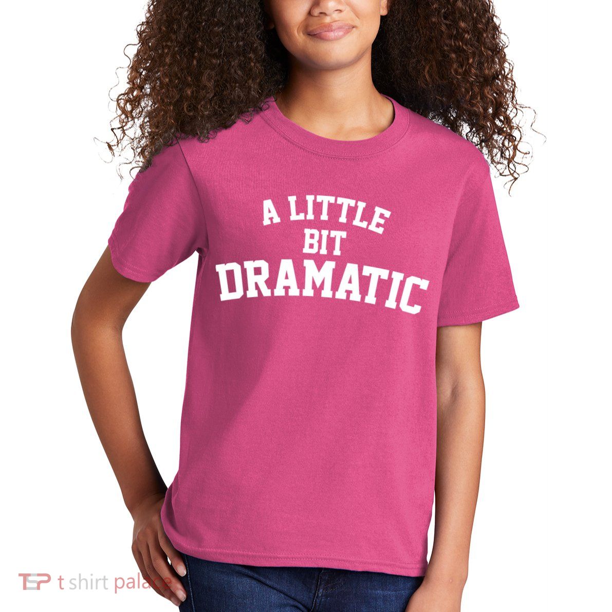 A Little Bit Dramatic Kids T-Shirt