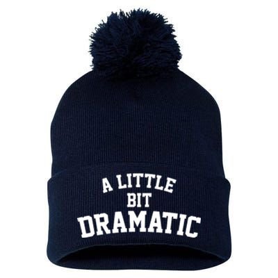 A Little Bit Dramatic Pom Pom 12in Knit Beanie