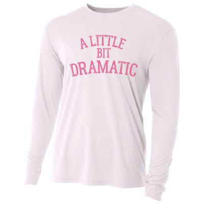 A Little Bit Dramatic Cooling Performance Long Sleeve Crew