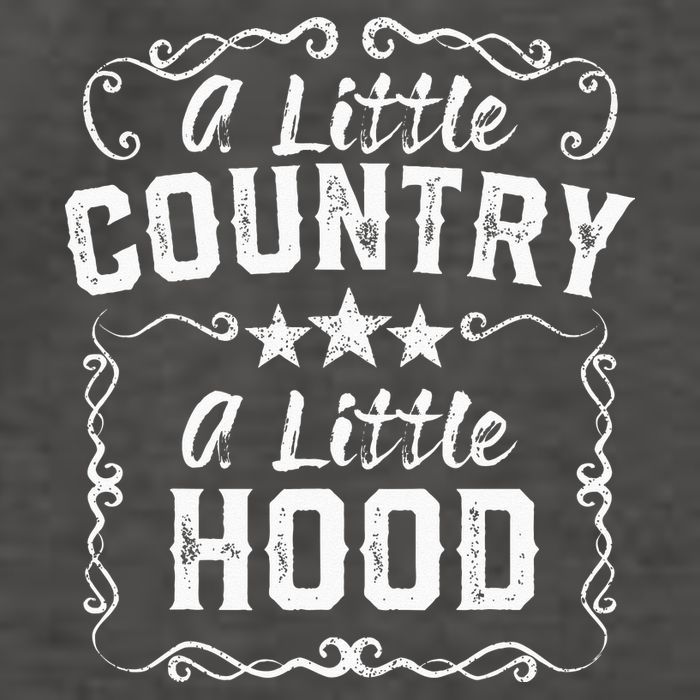 A Little Bit Country A Little Bit Hood Music Concert Gift Vector Backpack