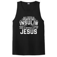 A Little Bit Of Insulin And A Whole Lot Of Jesus Diabetes PosiCharge Competitor Tank