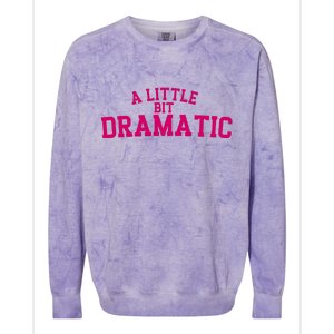 A Little Bit Dramatic Colorblast Crewneck Sweatshirt