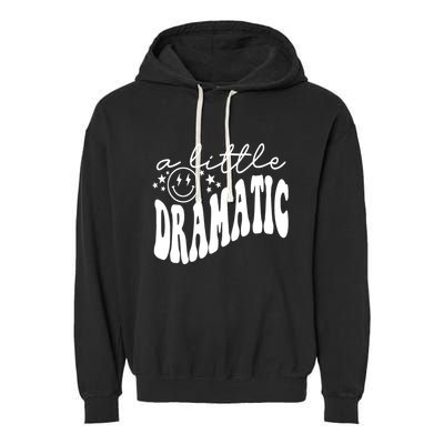 A Little Bit Dramatic Garment-Dyed Fleece Hoodie