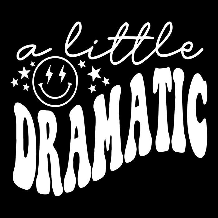 A Little Bit Dramatic Drawstring Bag