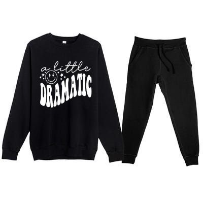 A Little Bit Dramatic Premium Crewneck Sweatsuit Set