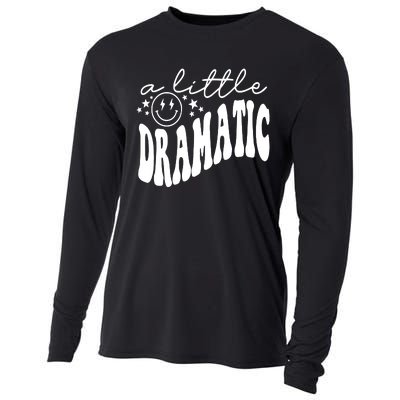 A Little Bit Dramatic Cooling Performance Long Sleeve Crew