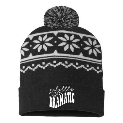 A Little Bit Dramatic USA-Made Snowflake Beanie