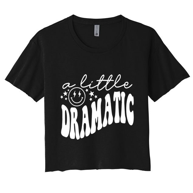 A Little Bit Dramatic Crop Top