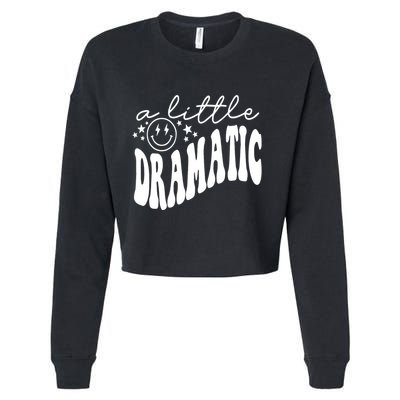 A Little Bit Dramatic Cropped Pullover Crew