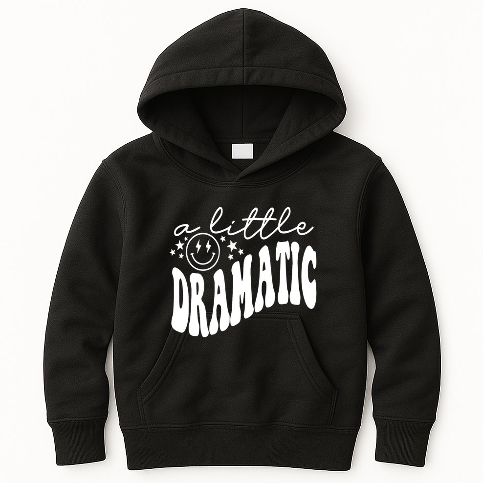 A Little Bit Dramatic Kids Hoodie