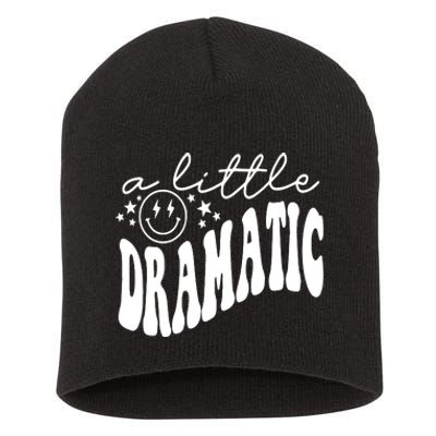 A Little Bit Dramatic Short Acrylic Beanie