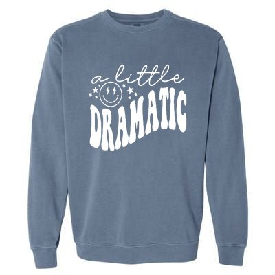 A Little Bit Dramatic Garment-Dyed Sweatshirt