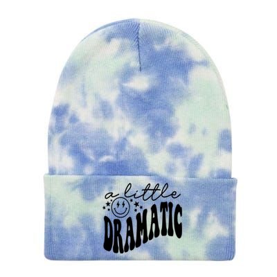 A Little Bit Dramatic Tie Dye 12in Knit Beanie