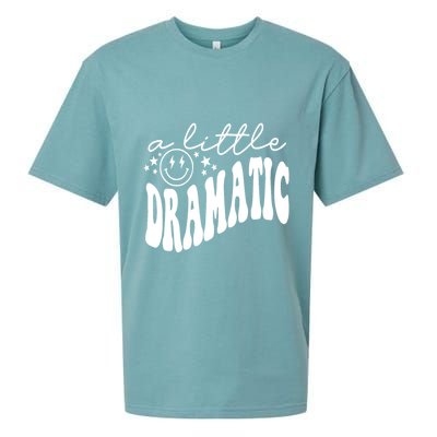 A Little Bit Dramatic Sueded Cloud Jersey T-Shirt