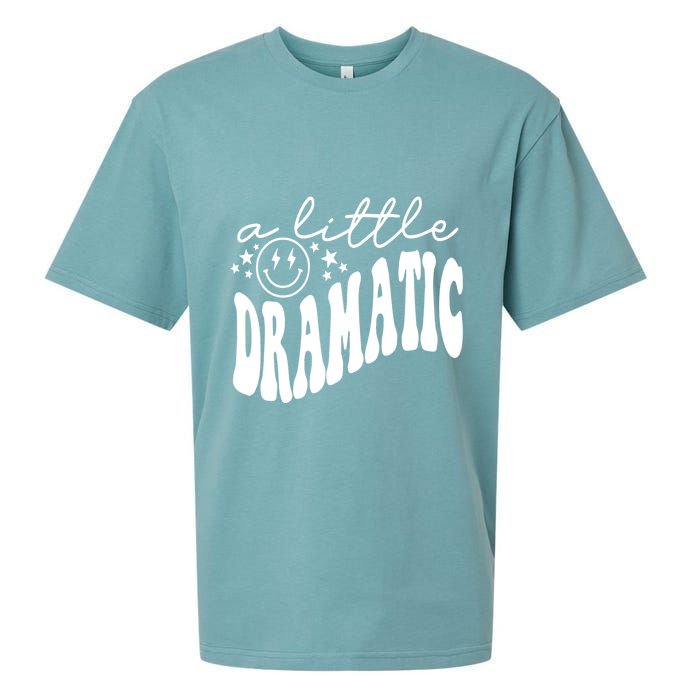 A Little Bit Dramatic Sueded Cloud Jersey T-Shirt