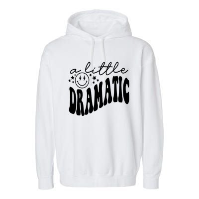 A Little Bit Dramatic Garment-Dyed Fleece Hoodie