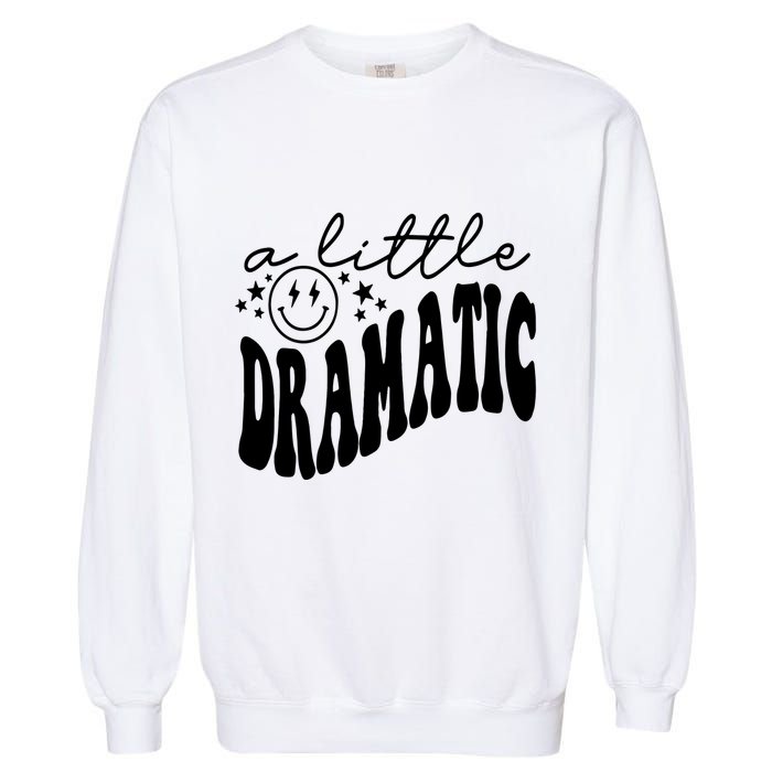 A Little Bit Dramatic Garment-Dyed Sweatshirt