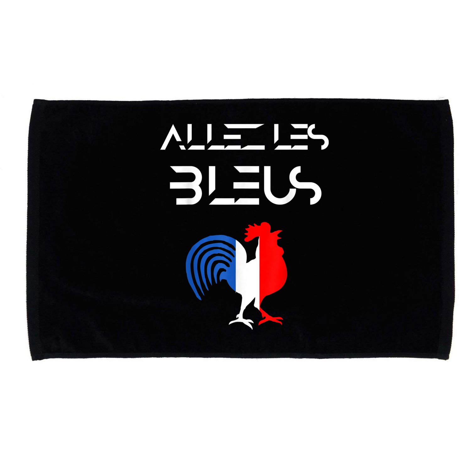 Allez les Bleus France Soccer World Football Hen French Flag Microfiber Hand Towel