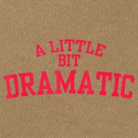 A Little Bit Dramatic Cotton Canvas Backpack