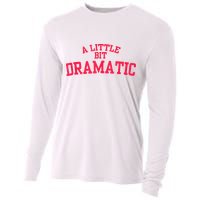 A Little Bit Dramatic Cooling Performance Long Sleeve Crew