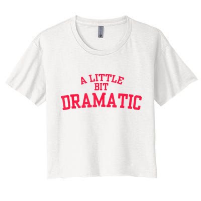 A Little Bit Dramatic Crop Top