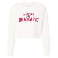A Little Bit Dramatic Cropped Pullover Crew