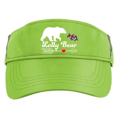 Autism Lolly Bear Puzzle Autism Awareness Autistic Support Gift Adult Drive Performance Visor