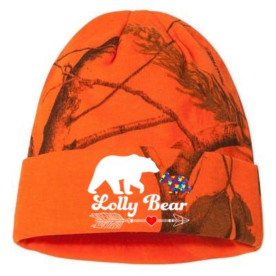 Autism Lolly Bear Puzzle Autism Awareness Autistic Support Gift Kati Licensed 12" Camo Beanie