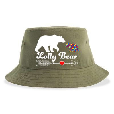 Autism Lolly Bear Puzzle Autism Awareness Autistic Support Gift Sustainable Bucket Hat