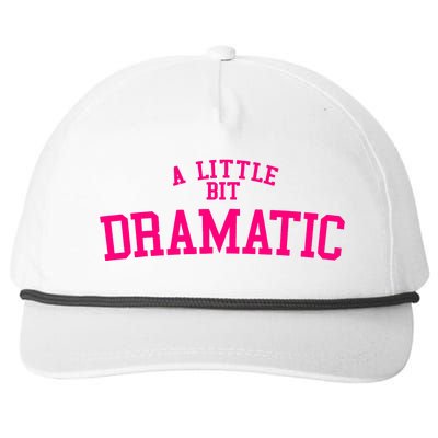 A Little Bit Dramatic Funny Halloween Queen Girls Snapback Five-Panel Rope Hat