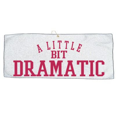 A Little Bit Dramatic Large Microfiber Waffle Golf Towel